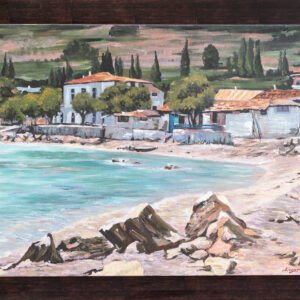 506 ΕΛΑΙΟΓΡΑΦΙΑ ΣΕ ΚΑΜΒΑ 95Χ75cm