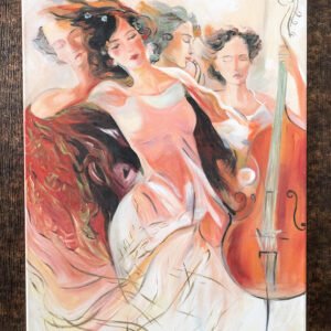 543 ΕΛΑΙΟΓΡΑΦΙΑ ΣΕ ΚΑΜΒΑ 95Χ75cm