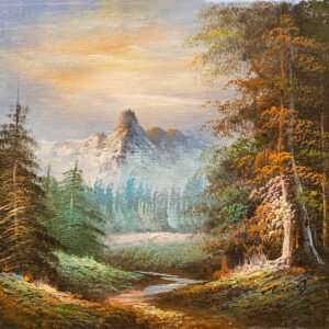 086 ΕΛΑΙΟΓΡΑΦΙΑ ΣΕ ΚΑΜΒΑ 26X21cm