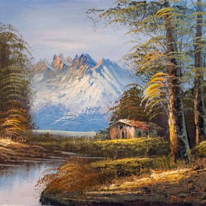 088 ΕΛΑΙΟΓΡΑΦΙΑ ΣΕ ΚΑΜΒΑ 27x22cm
