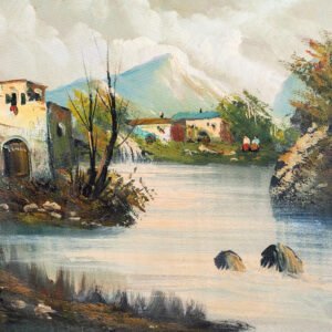 013 OIL PAINTING ON CANVAS 46x70cm