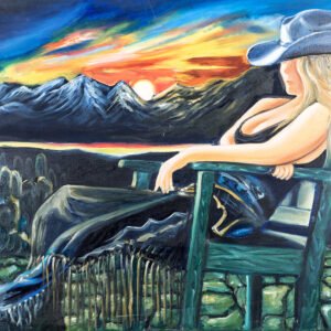 384 ΕΛΑΙΟΓΡΑΦΙΑ ΣΕ ΚΑΜΒΑ 70x60cm
