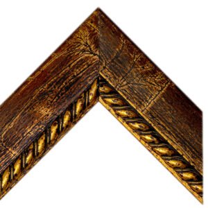 033-xilini-korniza-wooden-picture-frame-brown-gold-stripes-antique-510139