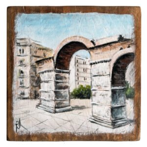 0021 ΠΙΝΑΚΑΣ ΣΕ ΞΥΛΟ 15X15CM