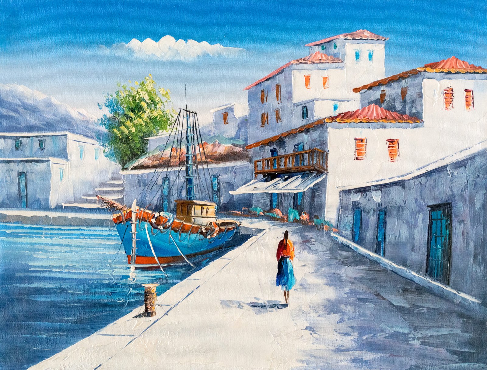 422 ΘΑΛΑΣΣΟΓΡΑΦΙΑ ΣΕ ΚΑΜΒΑ 32Χ42CM